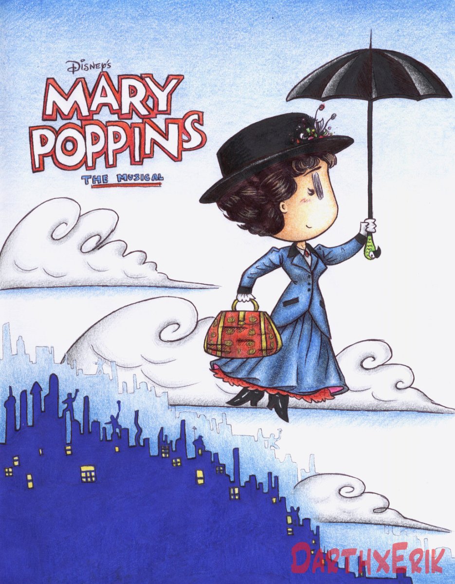 Mary Poppins рисунок