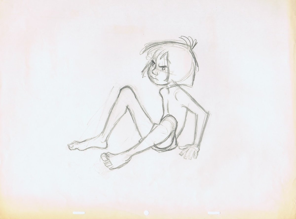 Раскраски к книге Маугли Киплинга