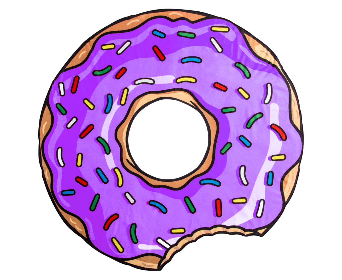 Пончик розовый