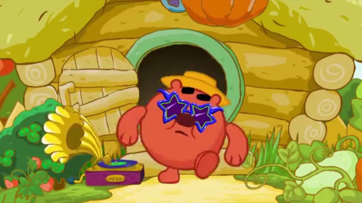 Смешарики Копатыч и мед