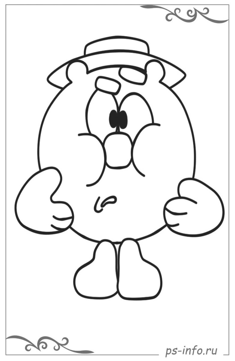 Смешарики Крош и Копатыч