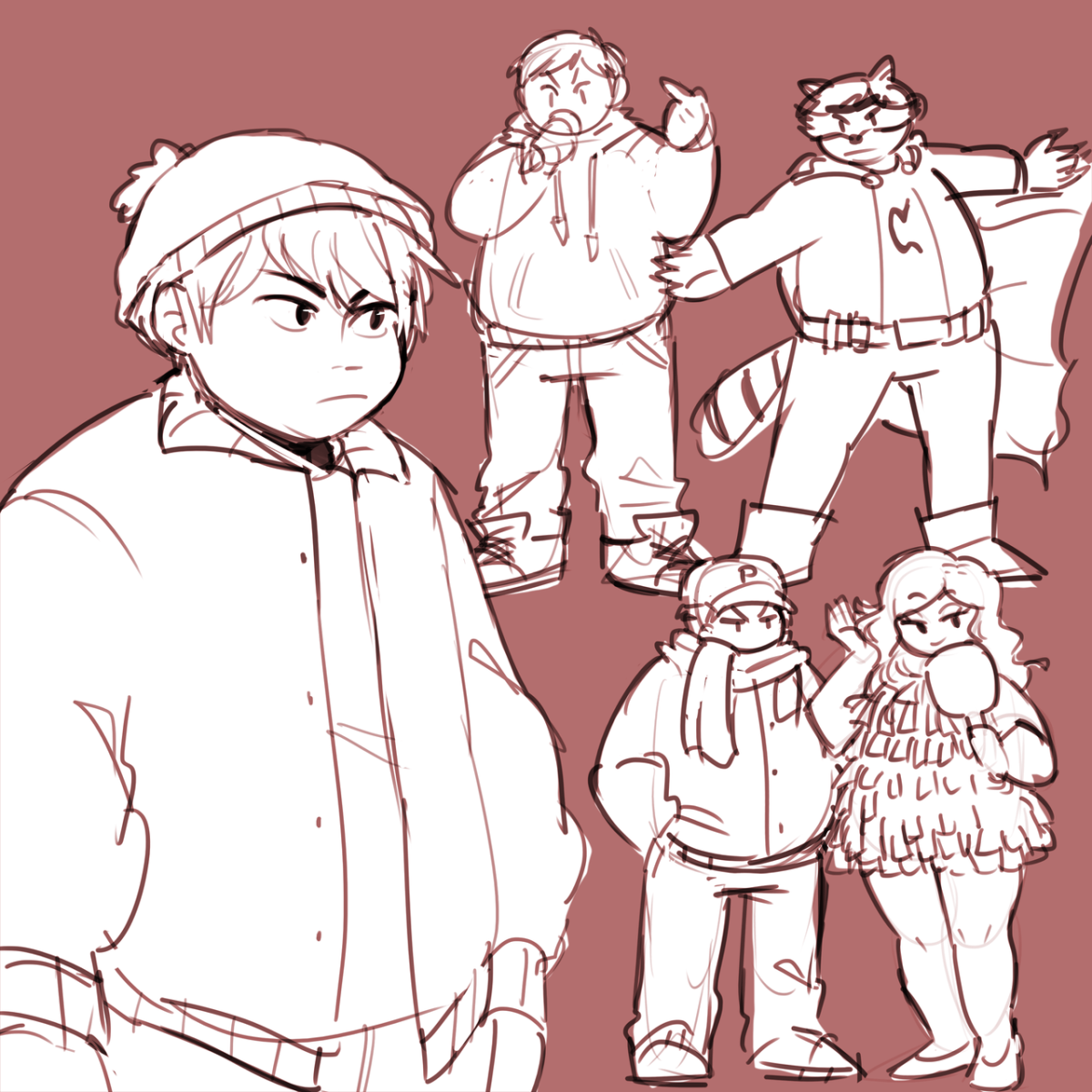 Кенни набросок