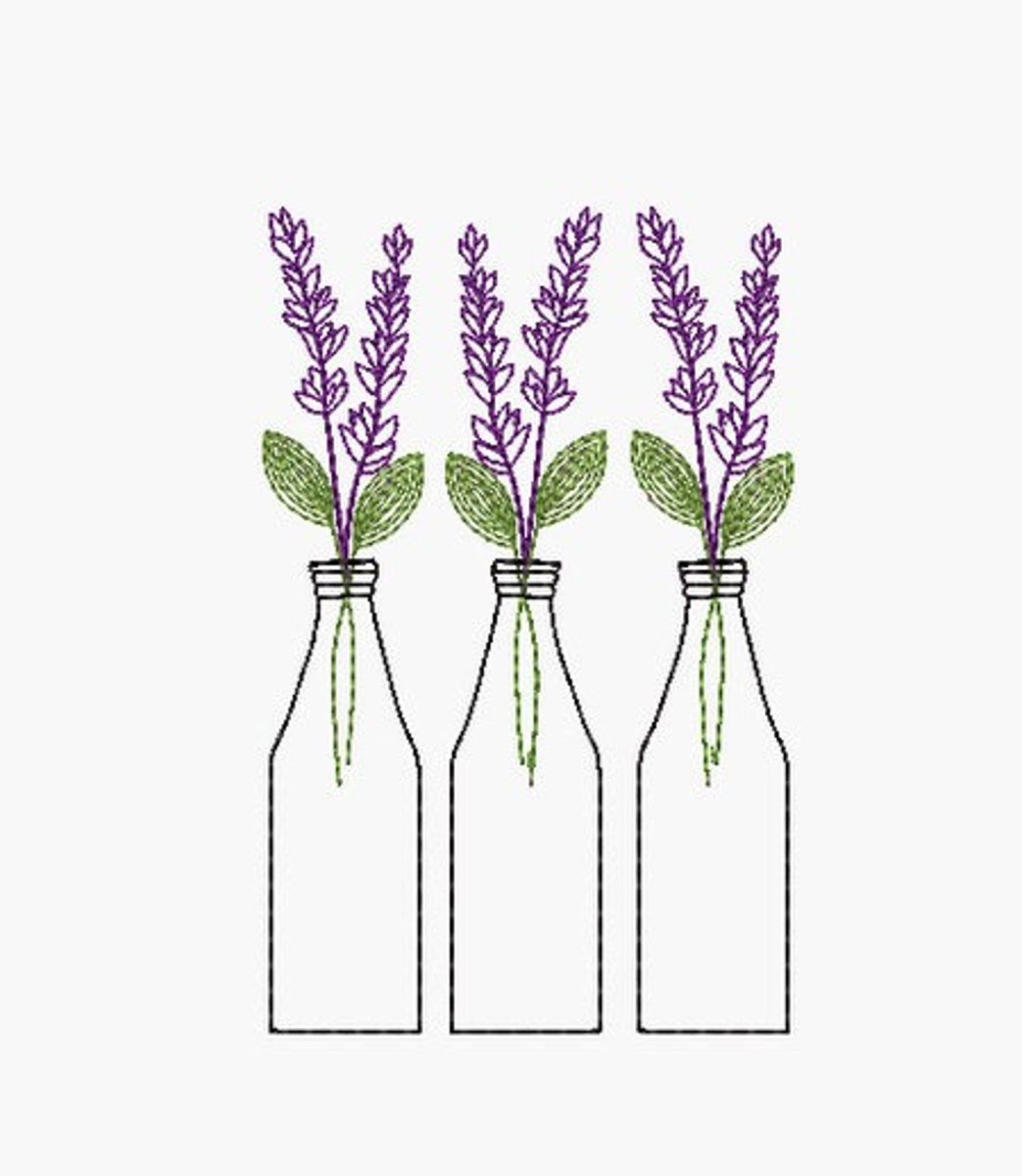 Лаванда для срисовки