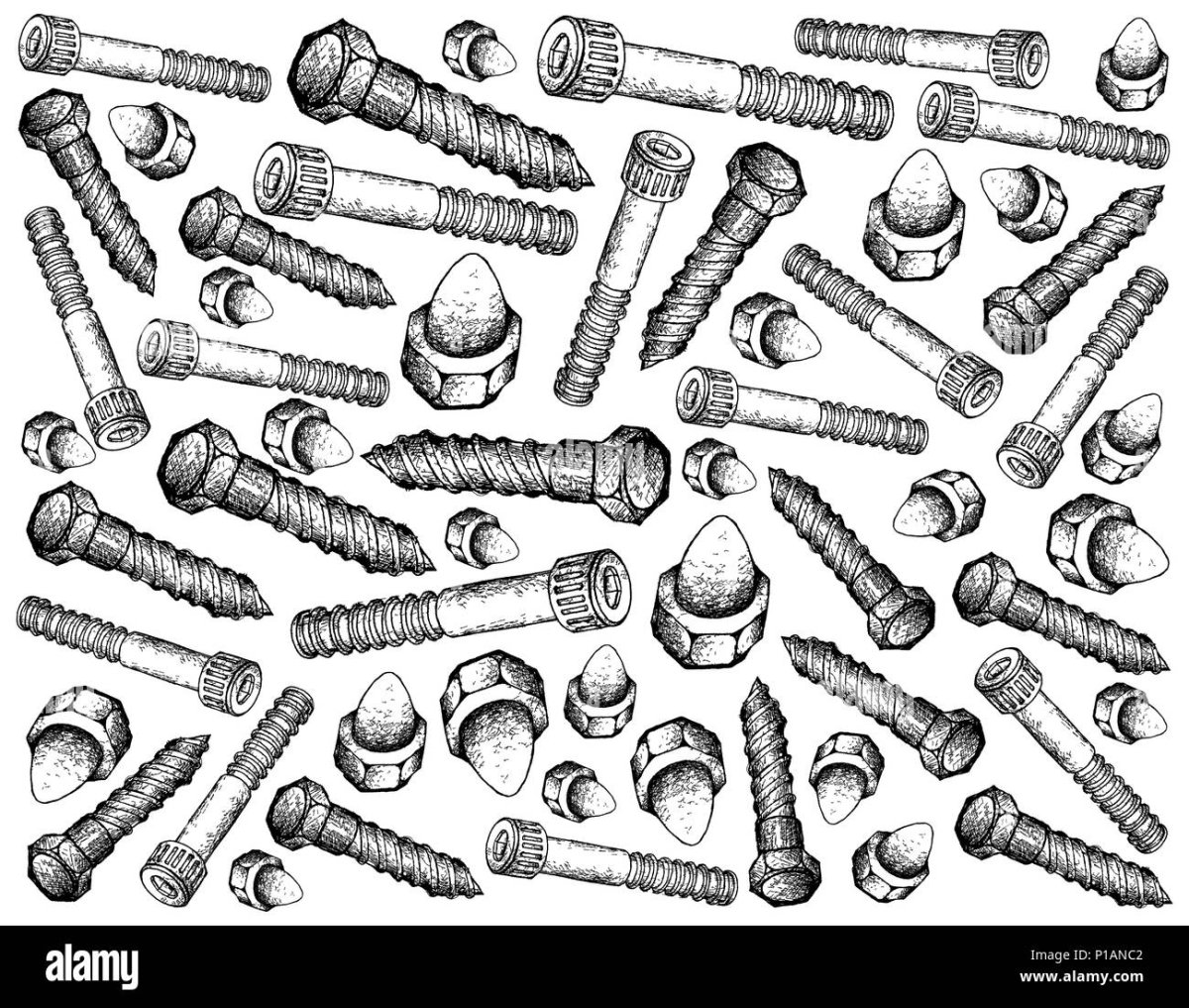 Шуруп эскиз