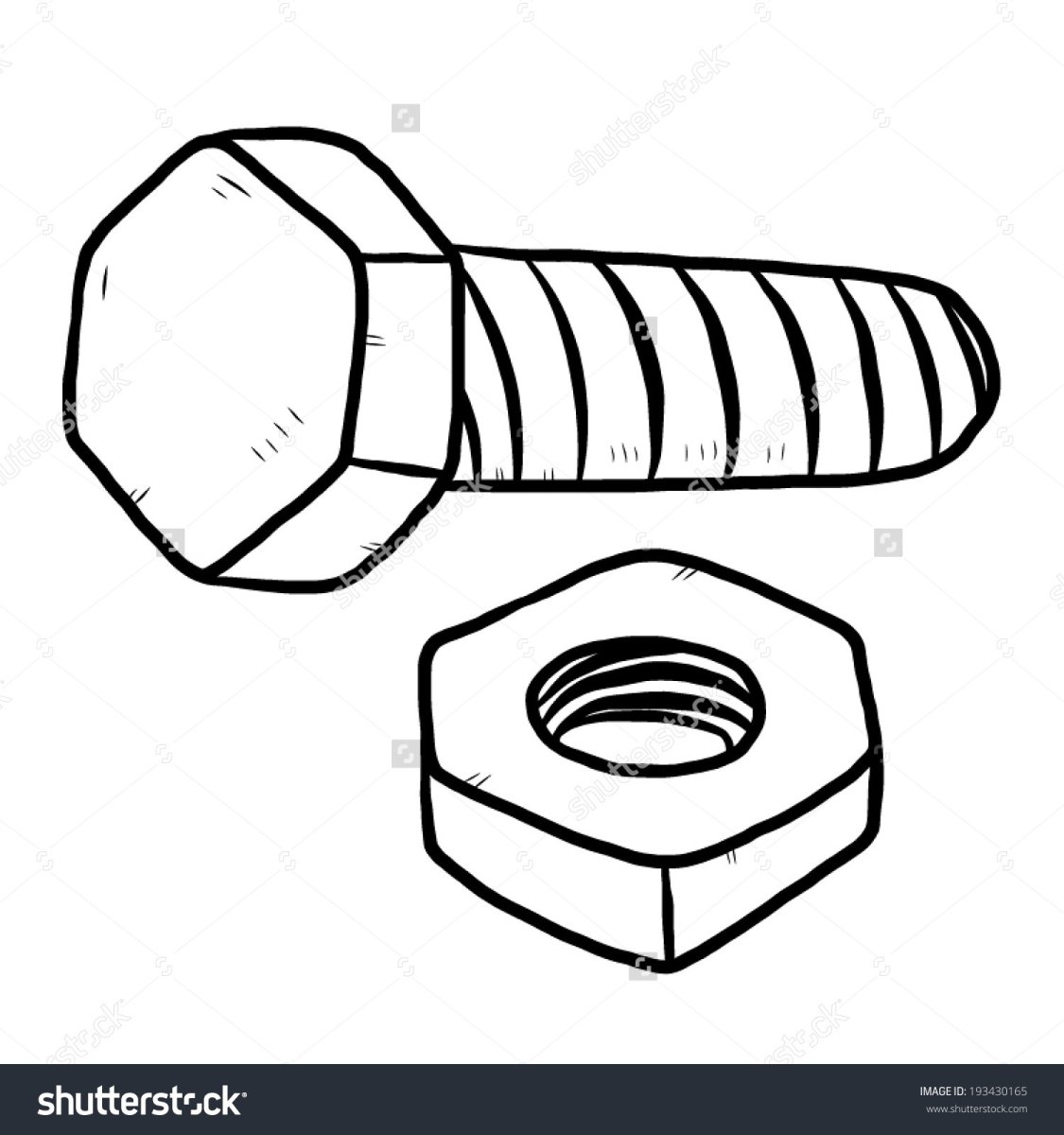 Шуруп рисунок для детей