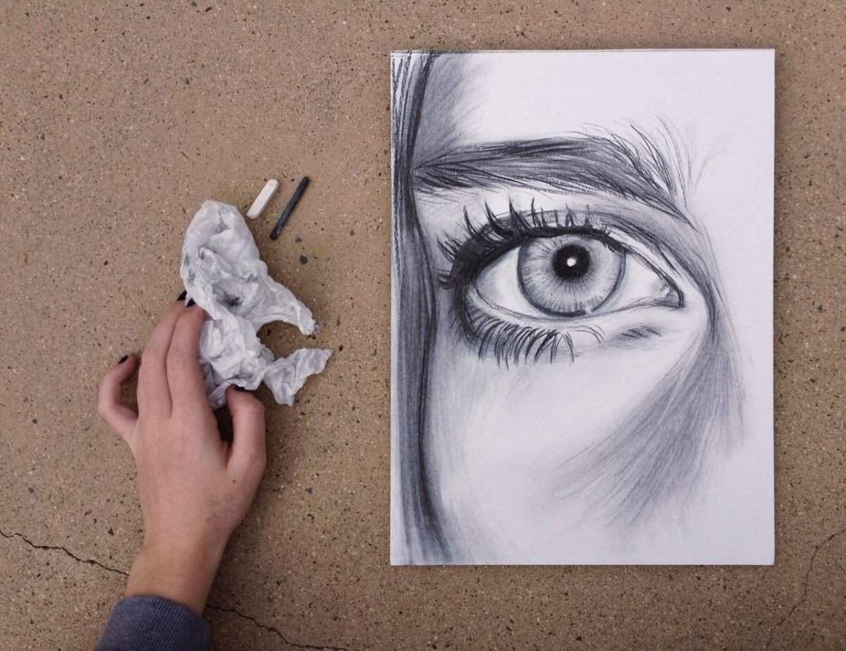 Необычные рисунки легкие