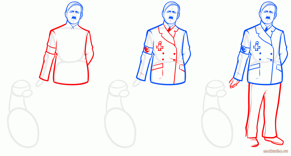 Наброски БТС В полный рост