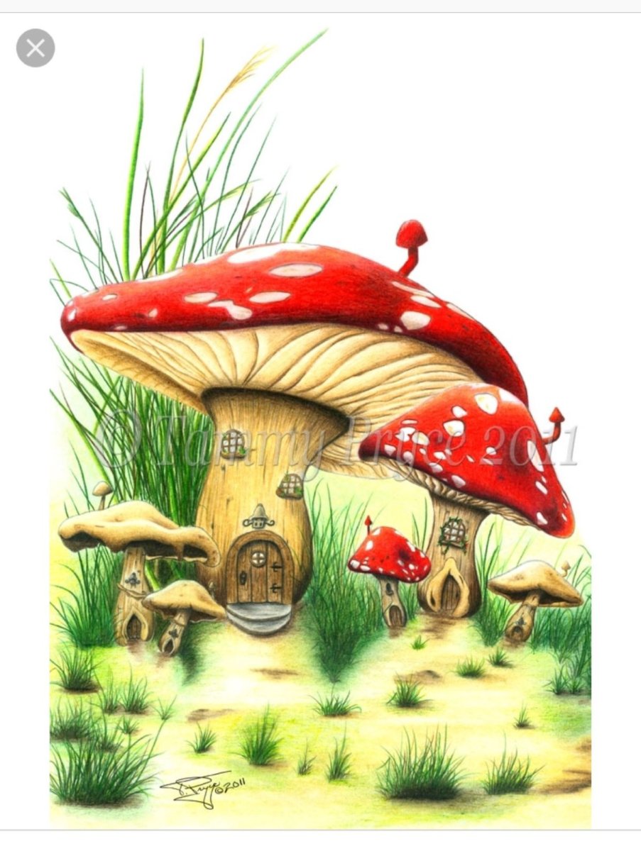 Сказочные грибные домики