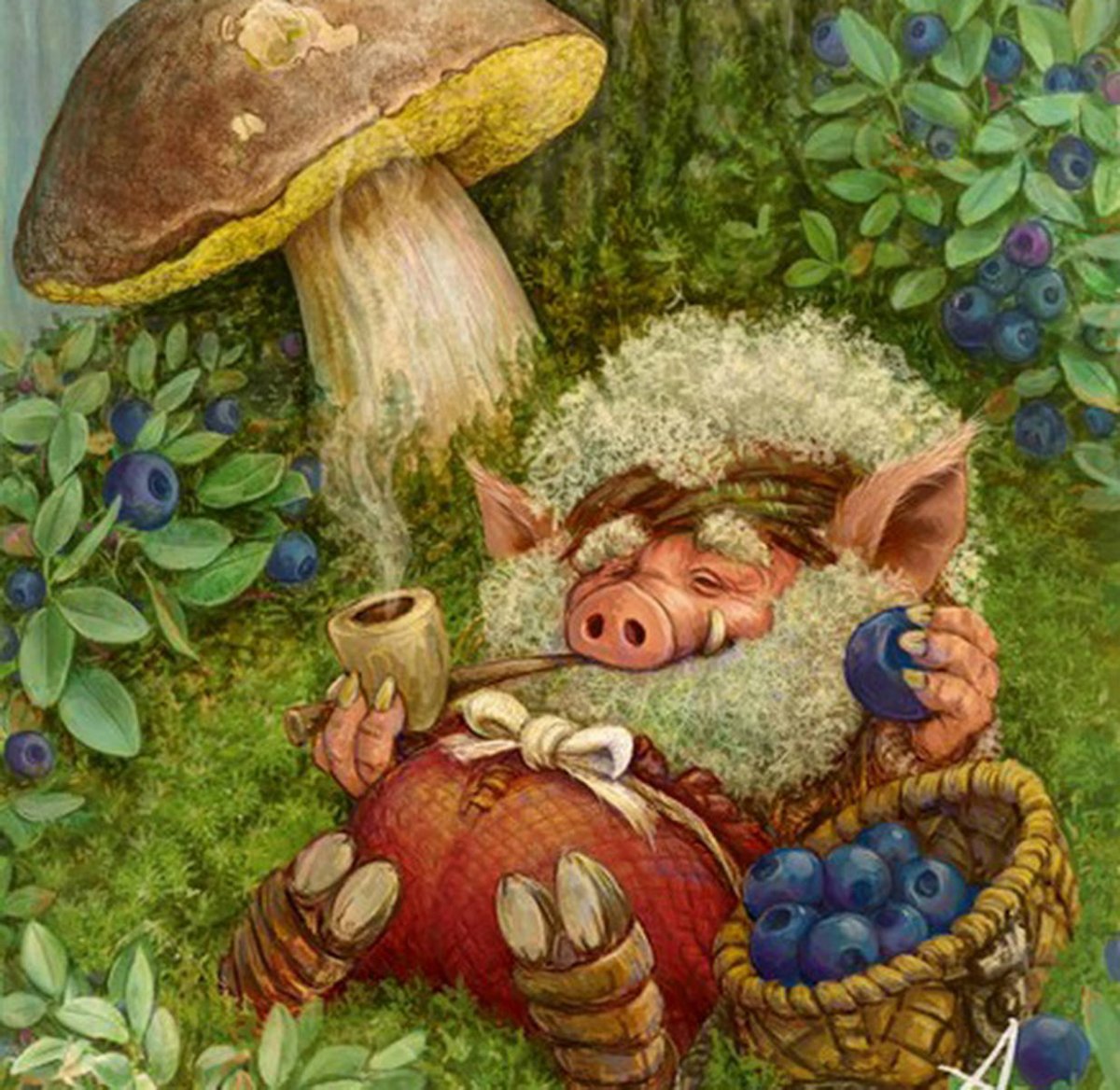 Плакат вырубной а4 грибы опята