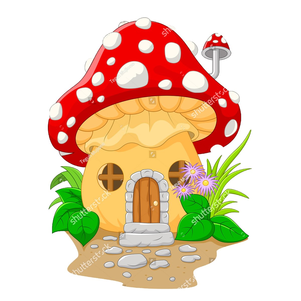 Наклейки инди КИД грибы