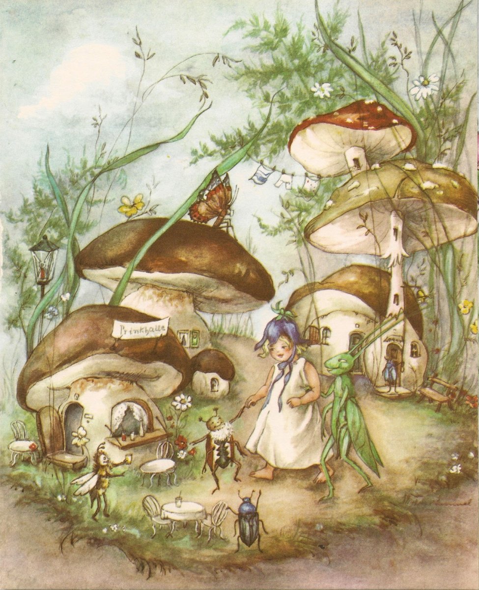 Мухомор с улиткой