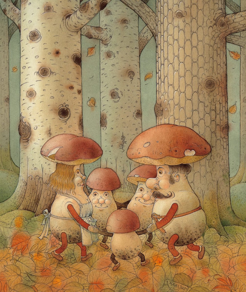 Гриб Боровик Этюд