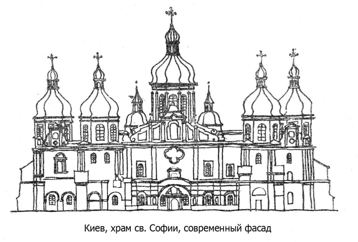 Храм Святой Софии в Киеве реконструкция