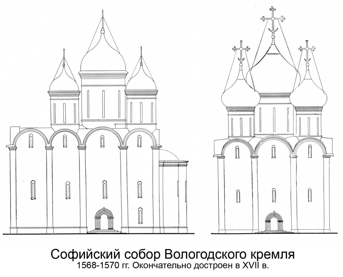 Собор Софии Киевской зарисовка