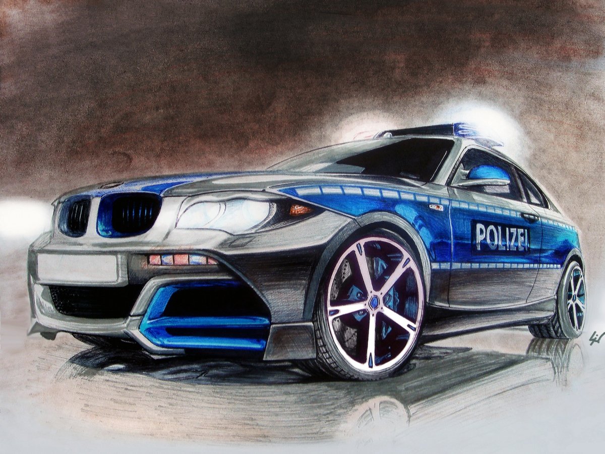 Draw BMW m5