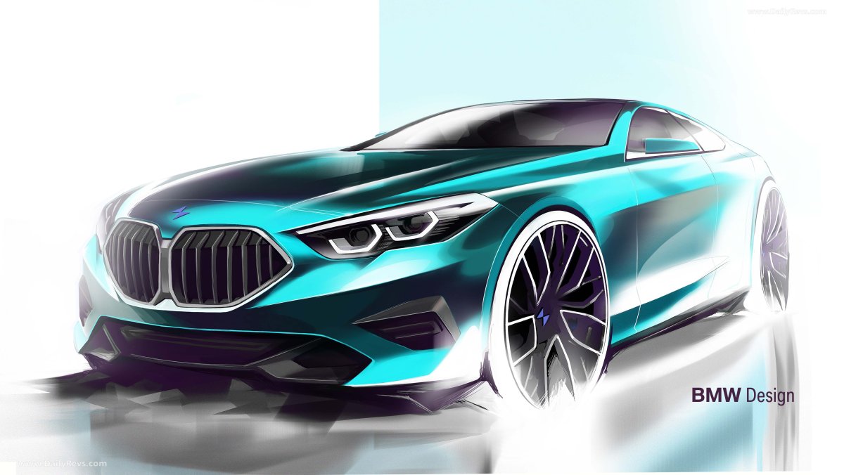 BMW m8 скетч