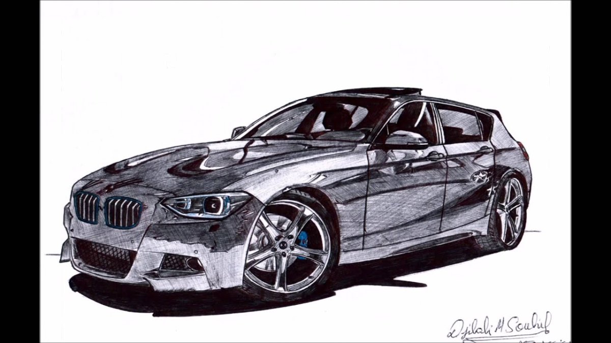 Раскраска БМВ