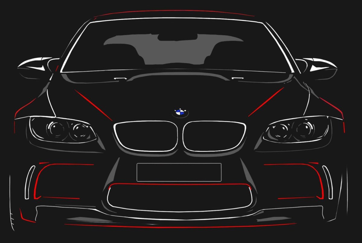 BMW e92 m3 drawing