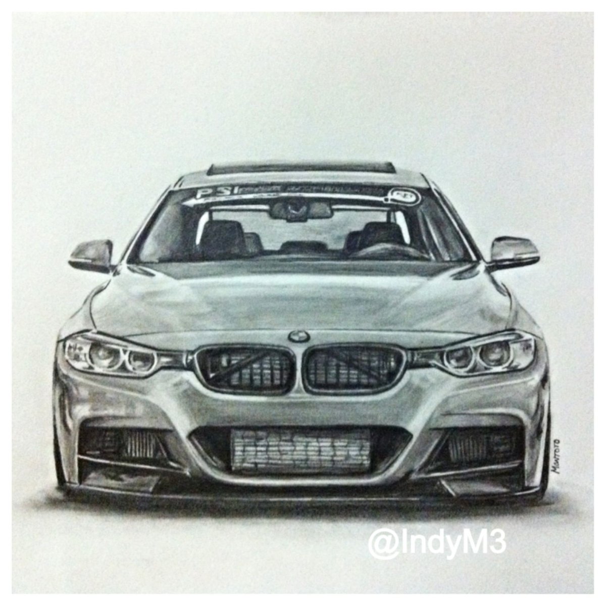 BMW f30 drawing