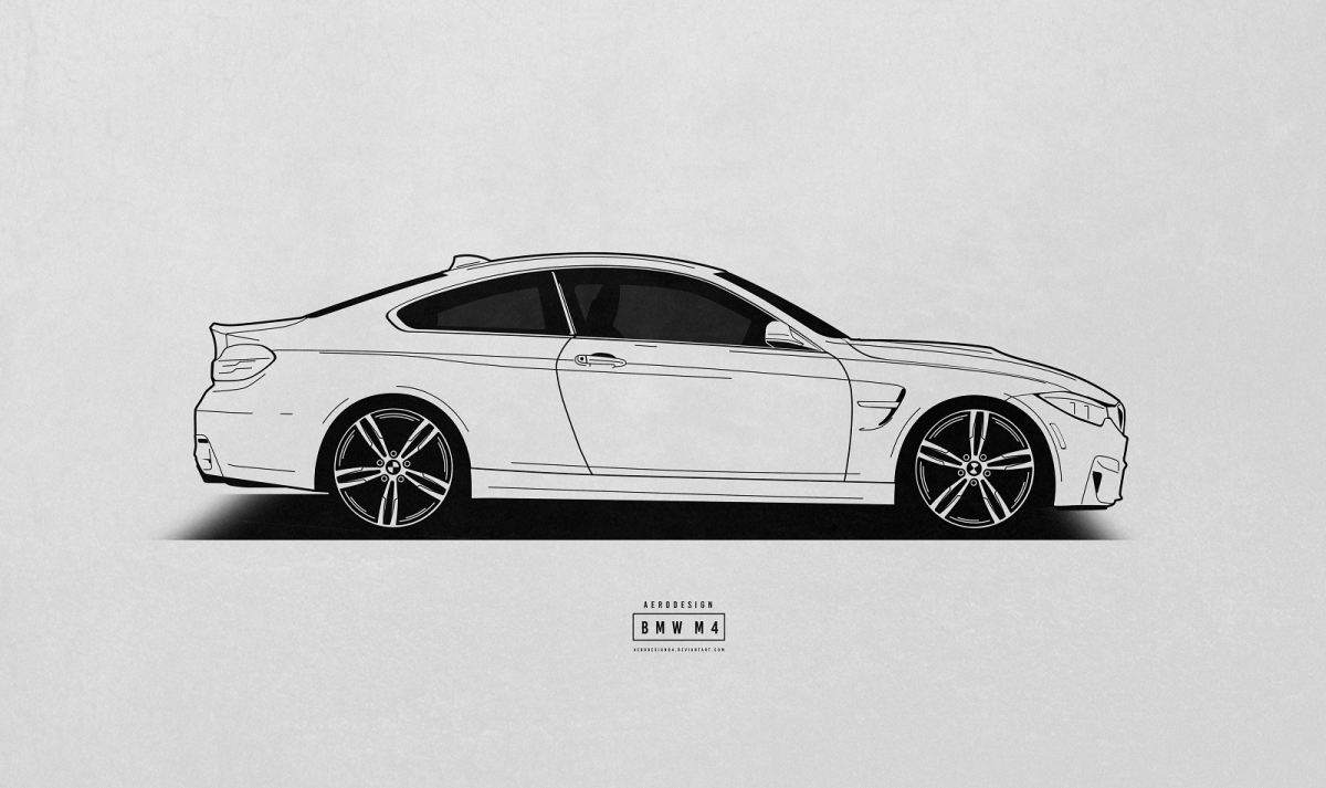 BMW 4 2022 вид сбоку