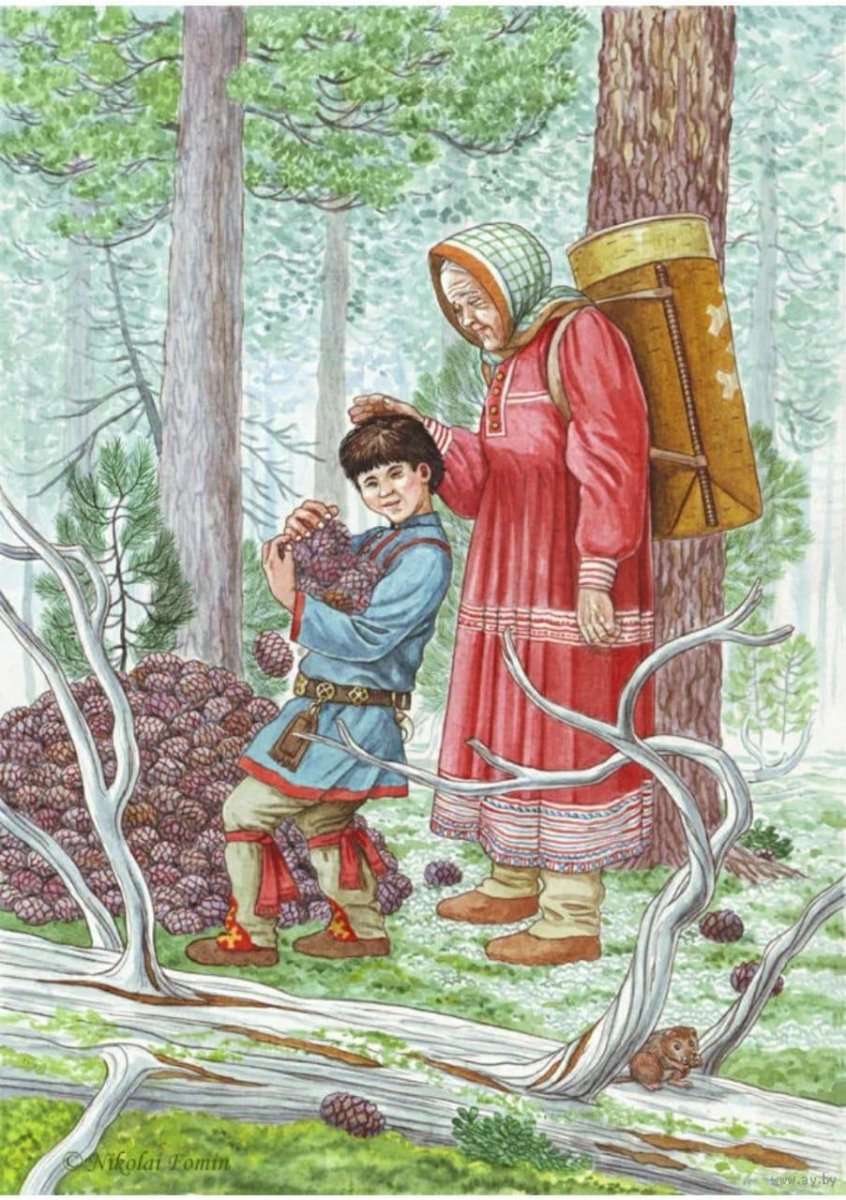 Коми-пермяцкие народные сказки, иллюстрации