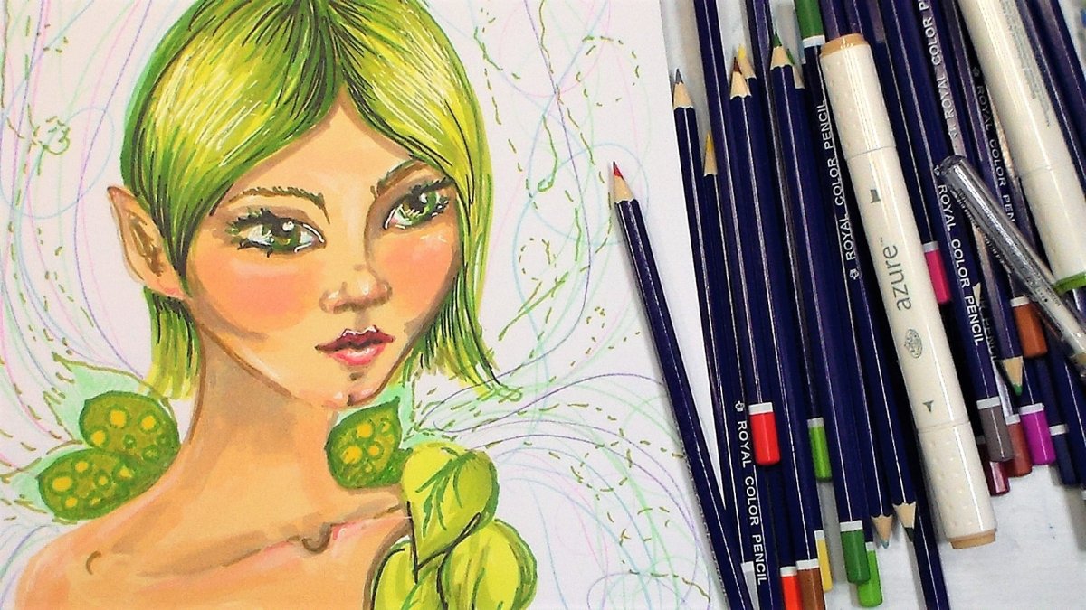 Картина-раскраска "арт-терапия" сказочный месяц оригами