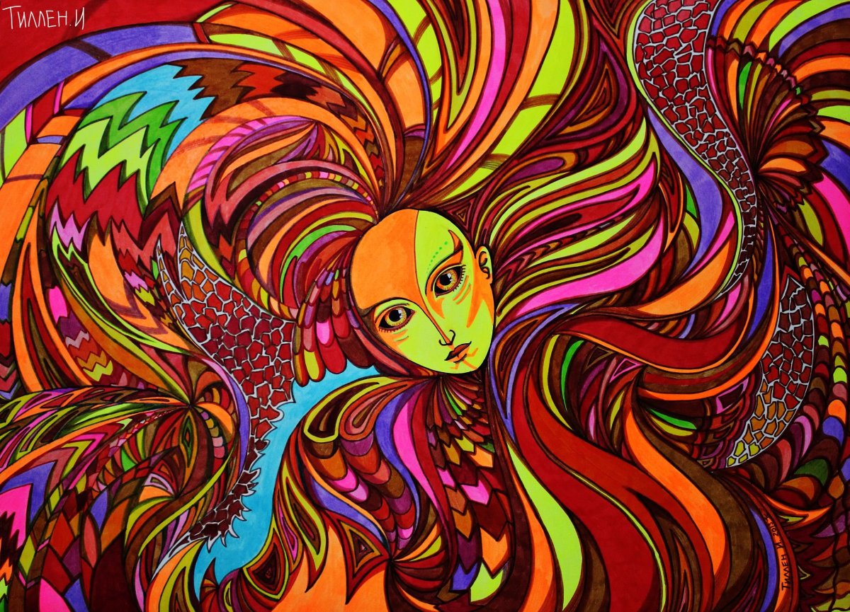 Рисование маркерами для детей