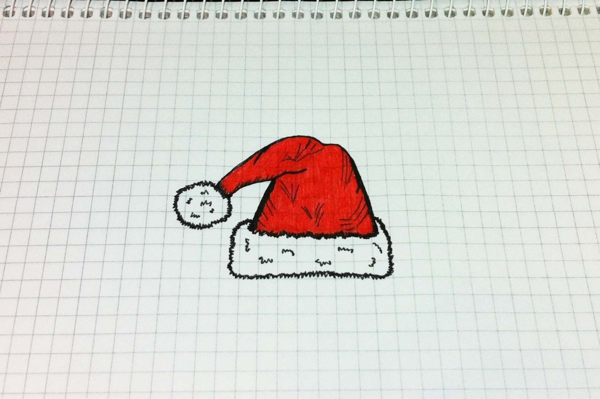 Маленькие рисунки карандашом в тетради