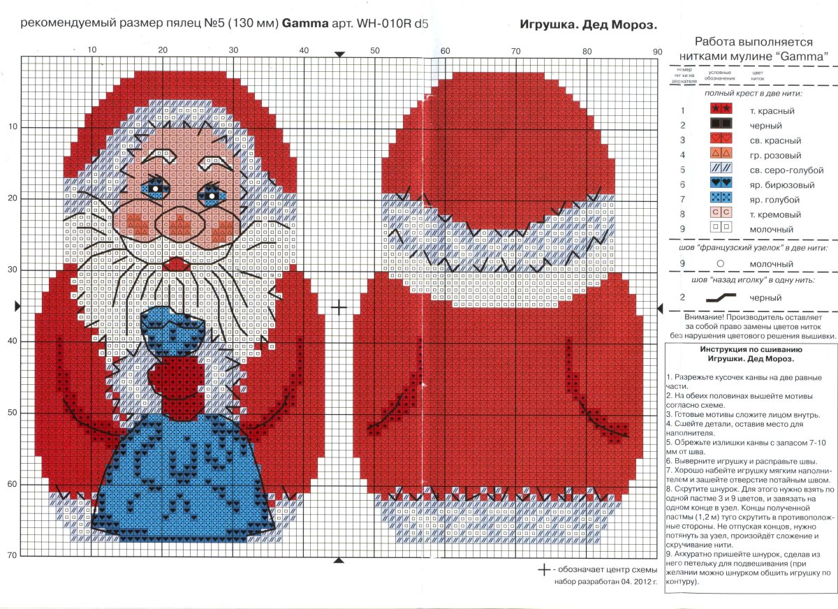 Снегурочка вышивка крестом новогодние игрушки схемы