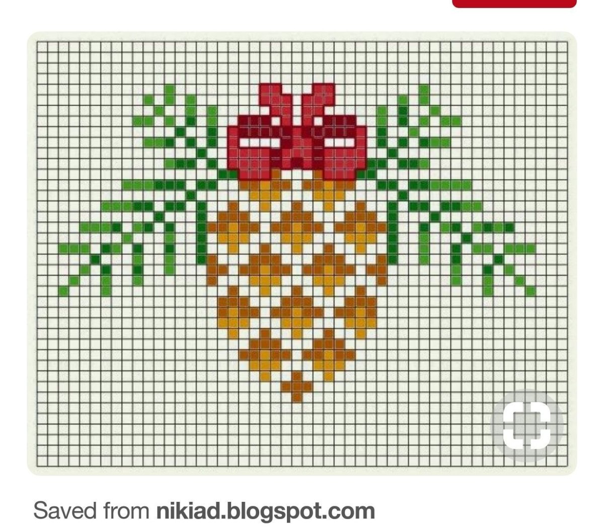 Легкая Новогодняя вышивка