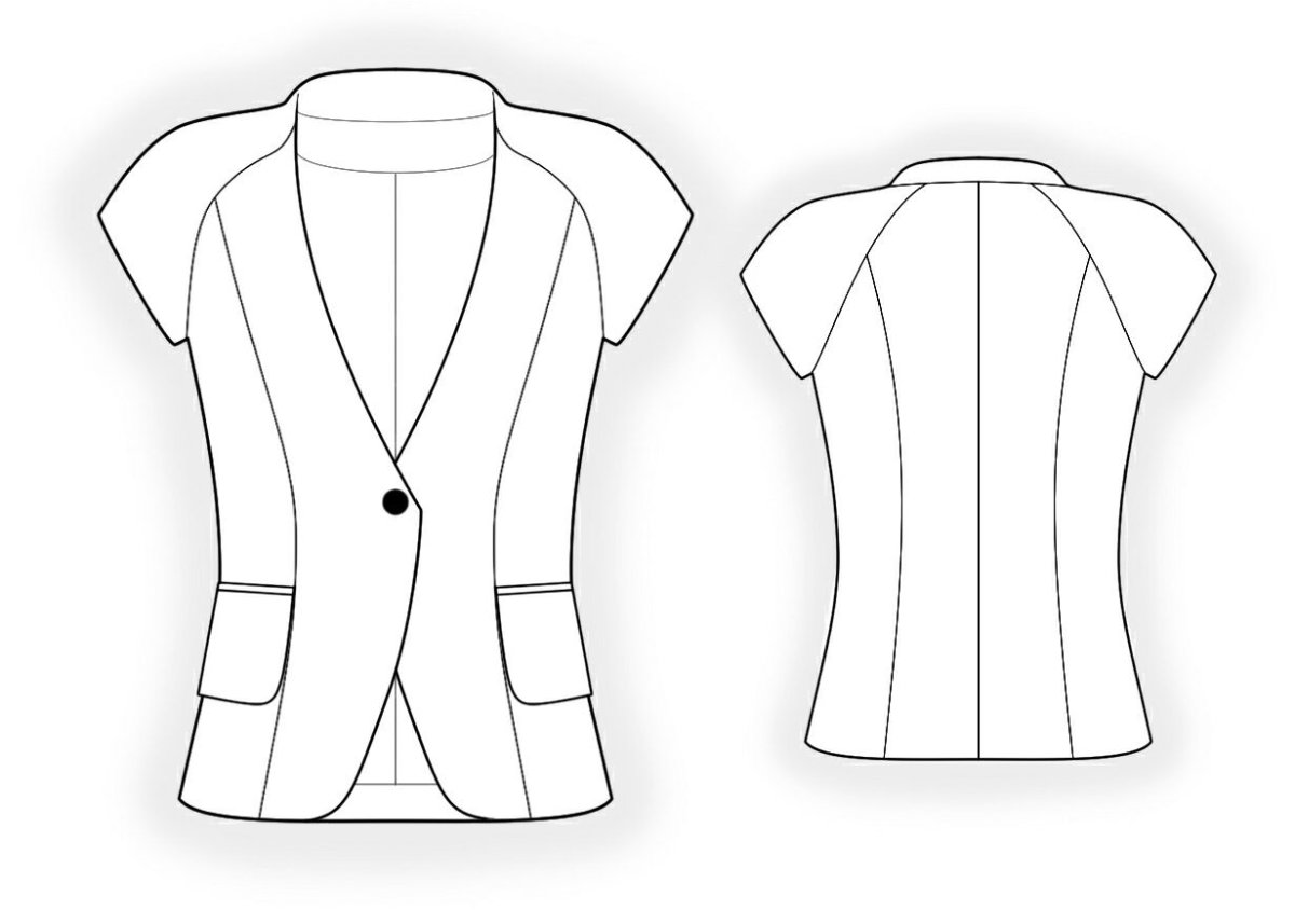 Макет жилетки