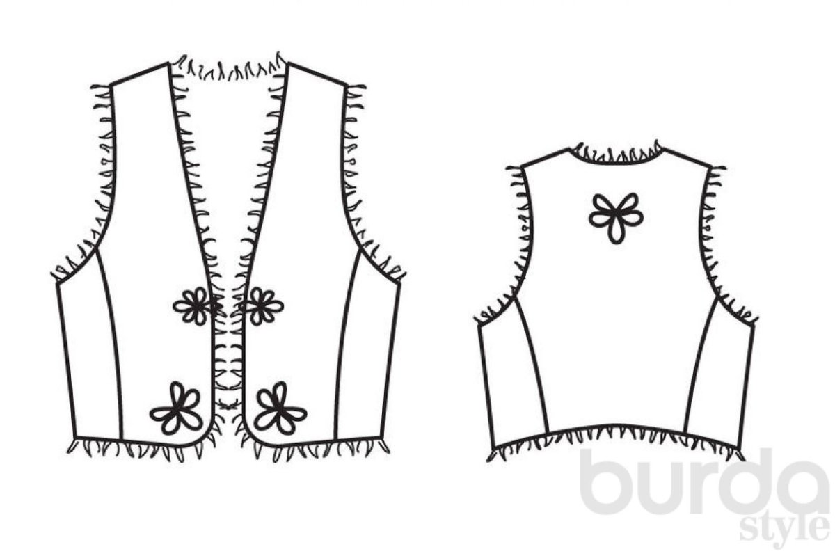 Моделирование мужского жилета