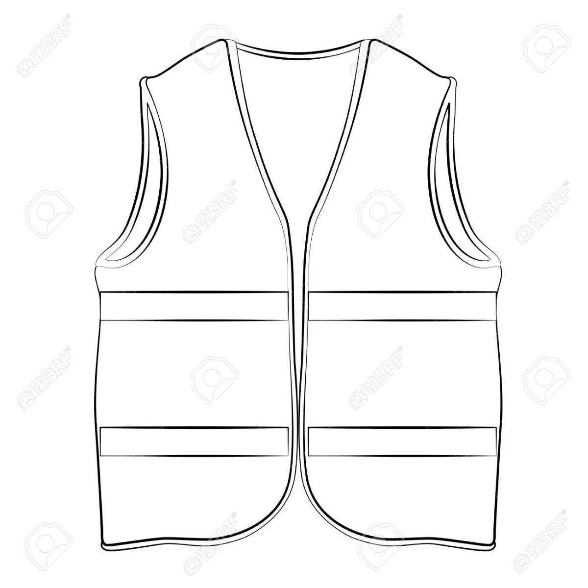 Раскраска жилетка