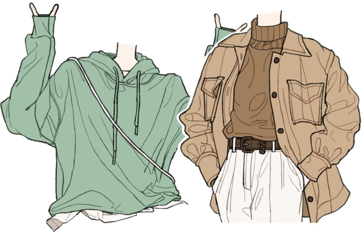 Жилетка утепленная эскиз