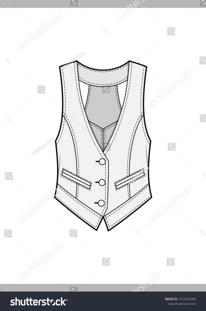 Жилетка лекало