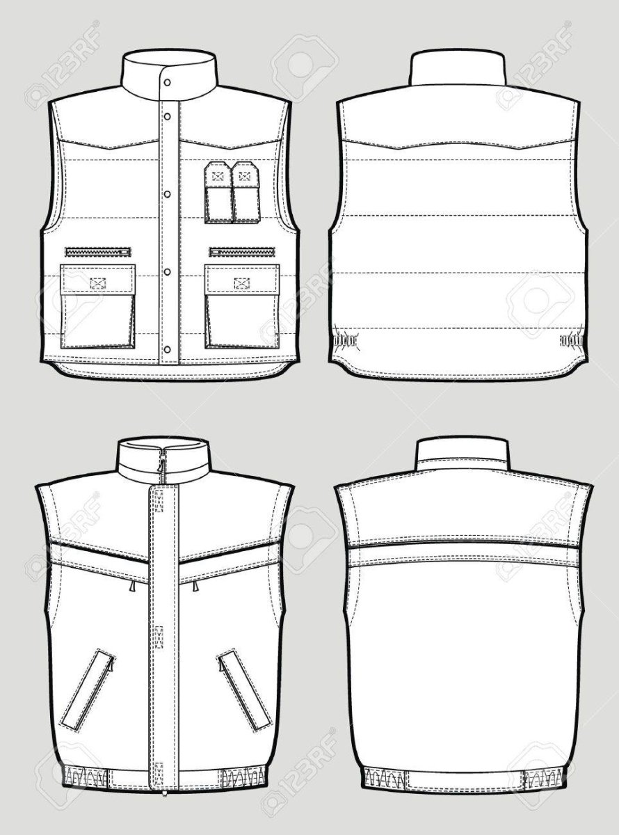 Двубортный жилет мужской выкройка