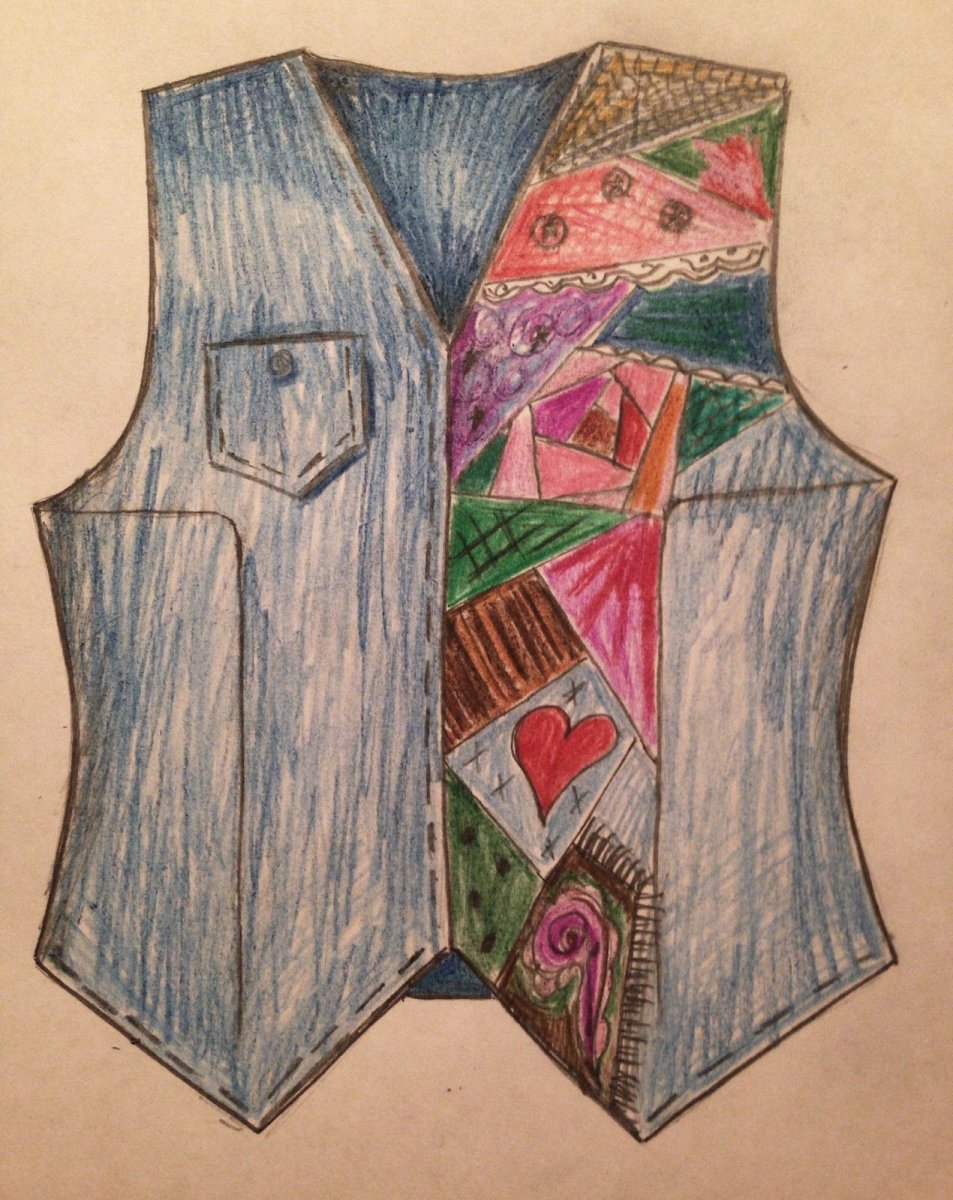 Лекало для кожаного жилета