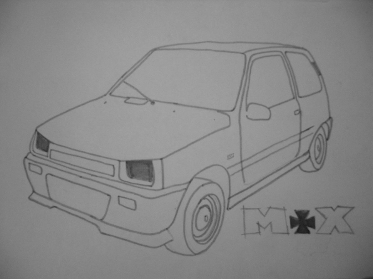 Лада ВАЗ 1111 Ока раскраска