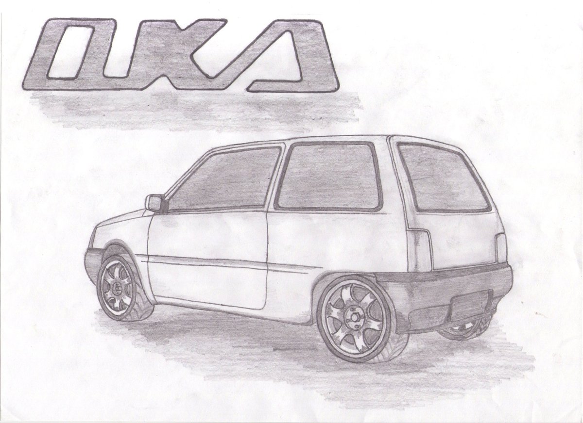 Чертёж ВАЗ Ока 2111