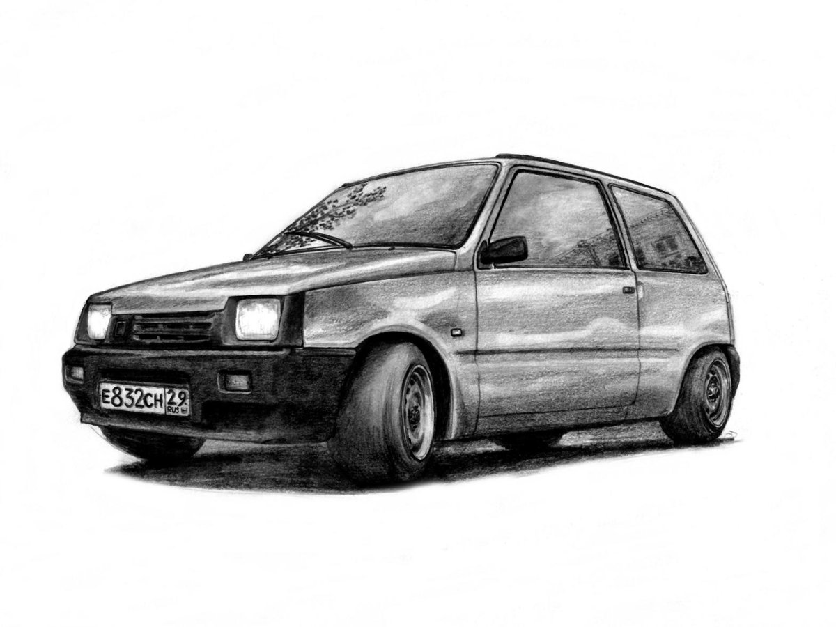 ВАЗ 1111 Ока рисунок