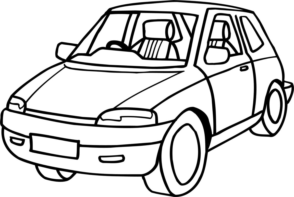 Раскраска Лада Гранта 2190