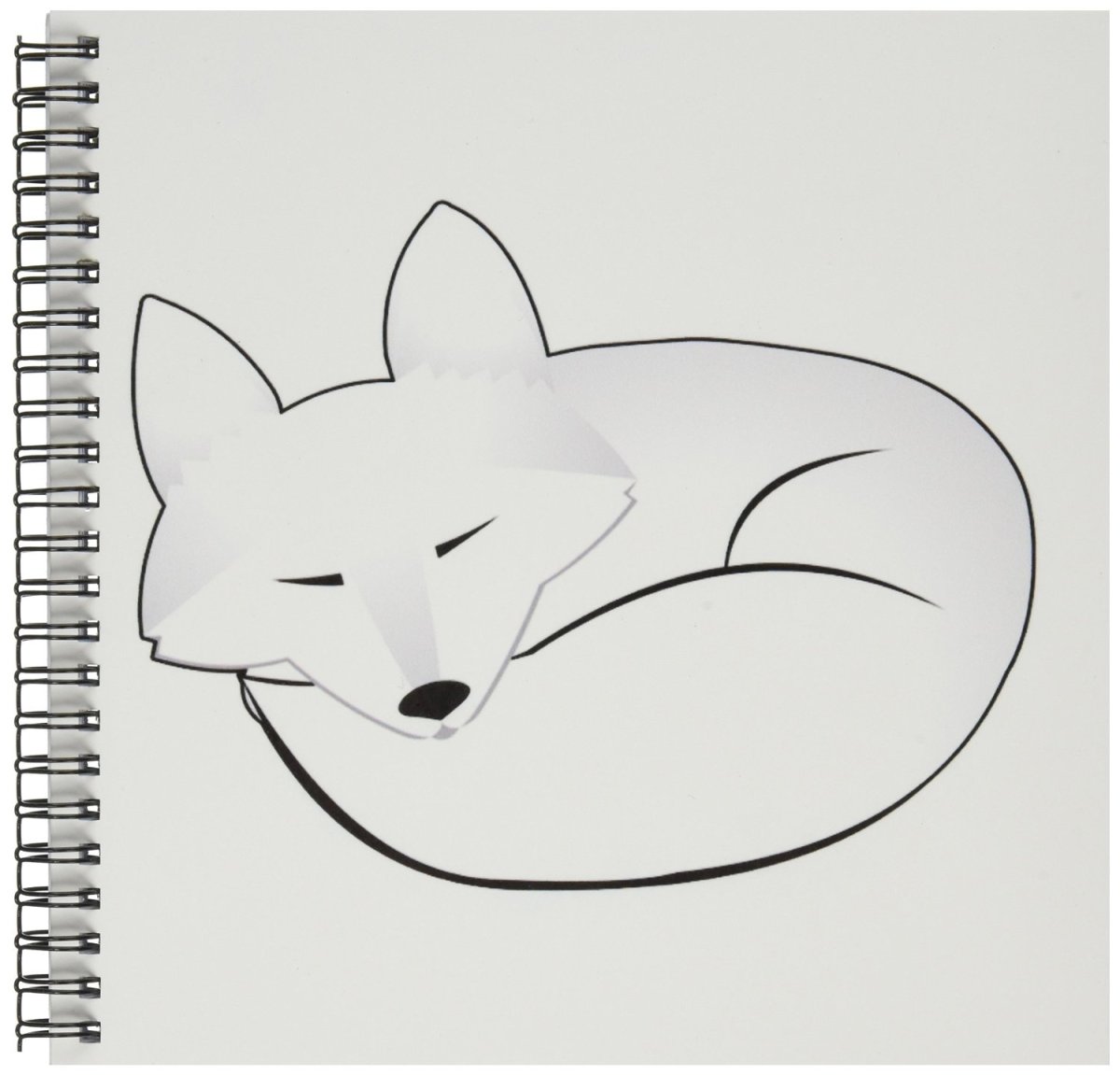 Лёгкие рисунки песца