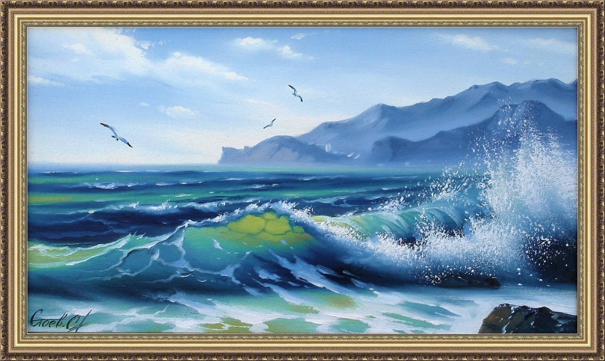 Морские пейзажи художника Сергея Стоева