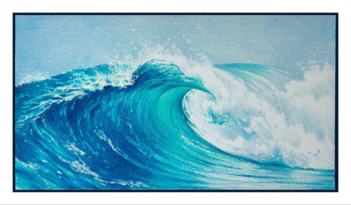 Море волны рисунок