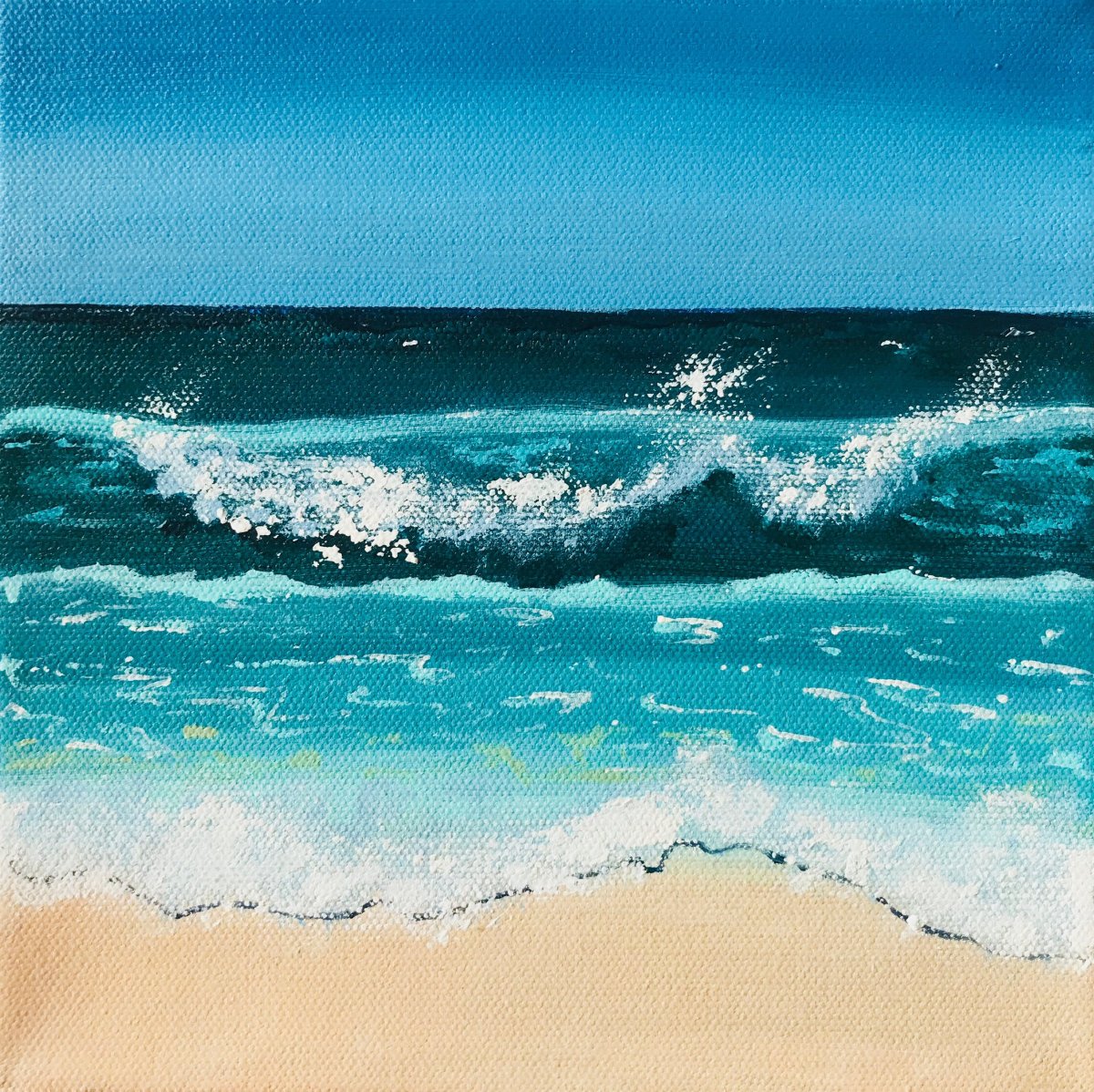 Краска морская волна