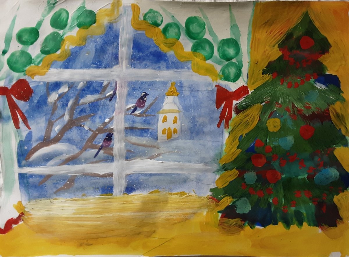 Рождество рисунок