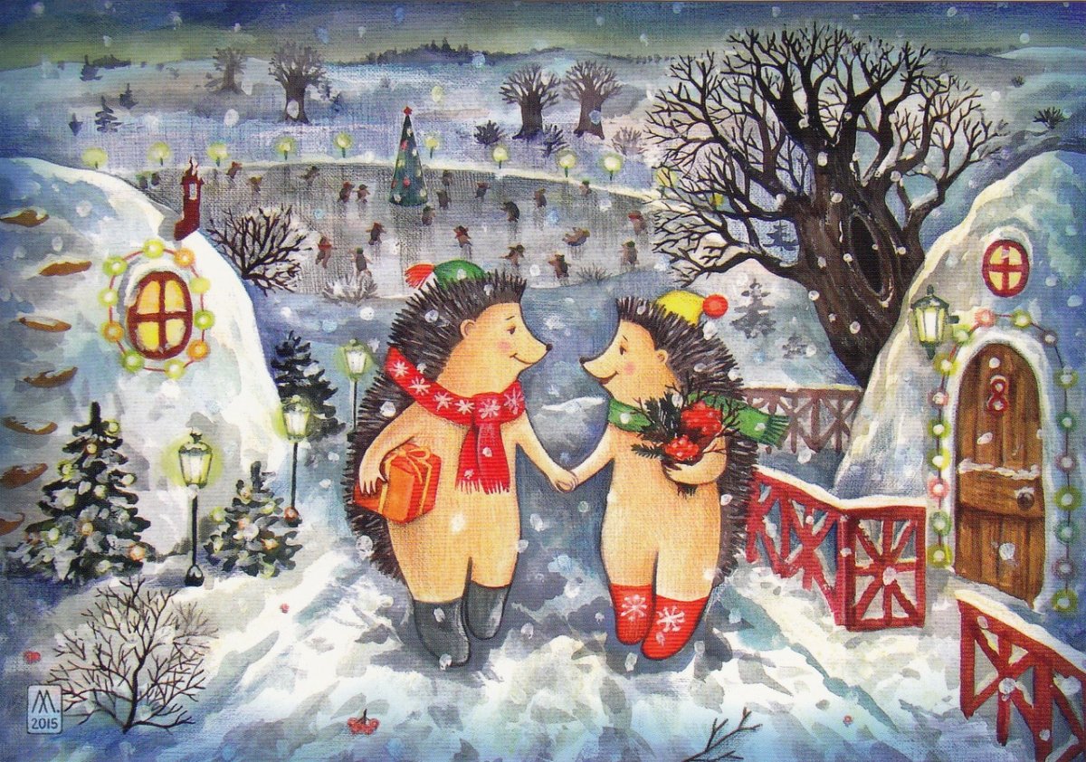 Рождество иллюстрации для детей