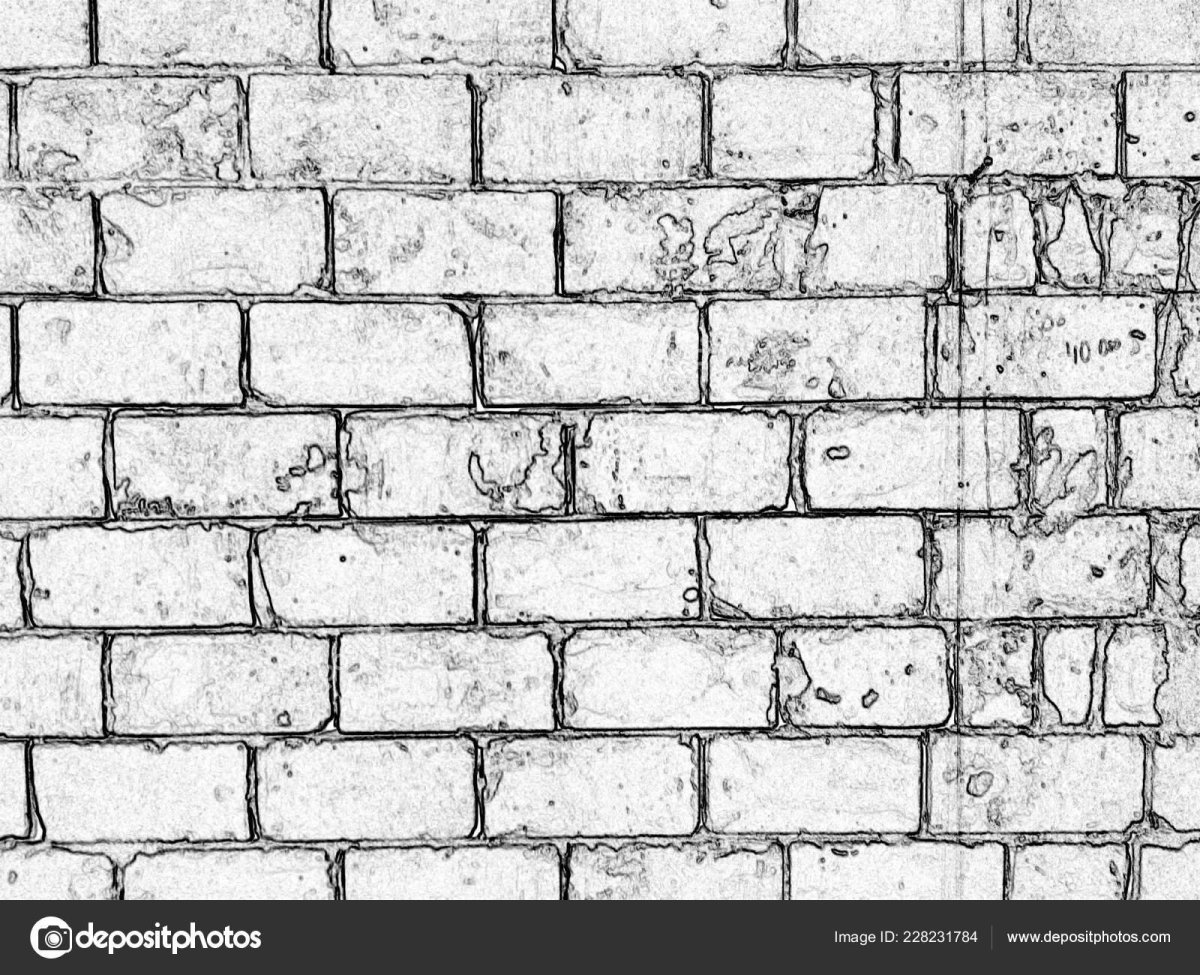 Текстурные рисунки кирпич