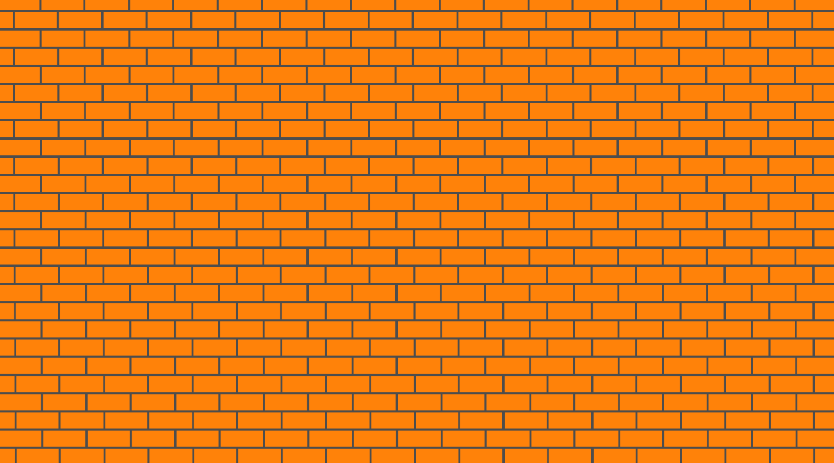 Нарисованная кирпичная стена