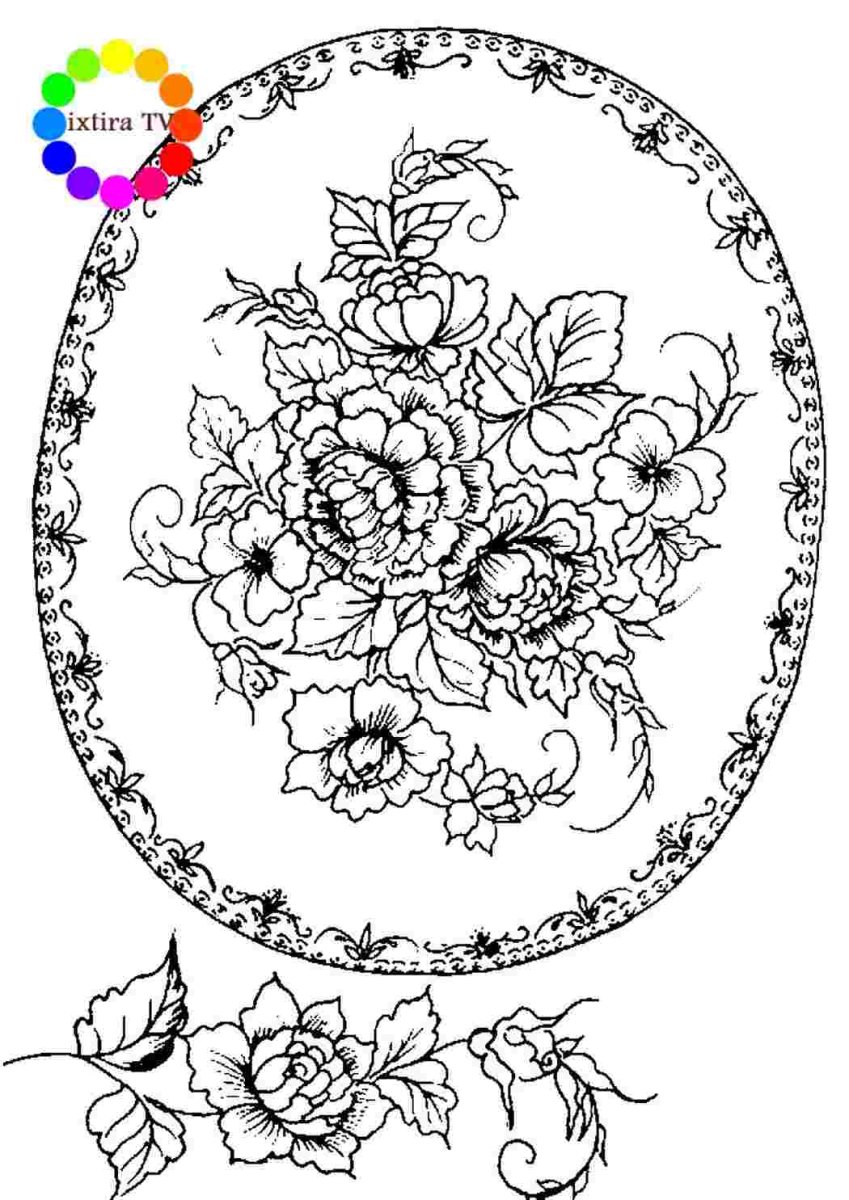 Орнаменты. Раскраска